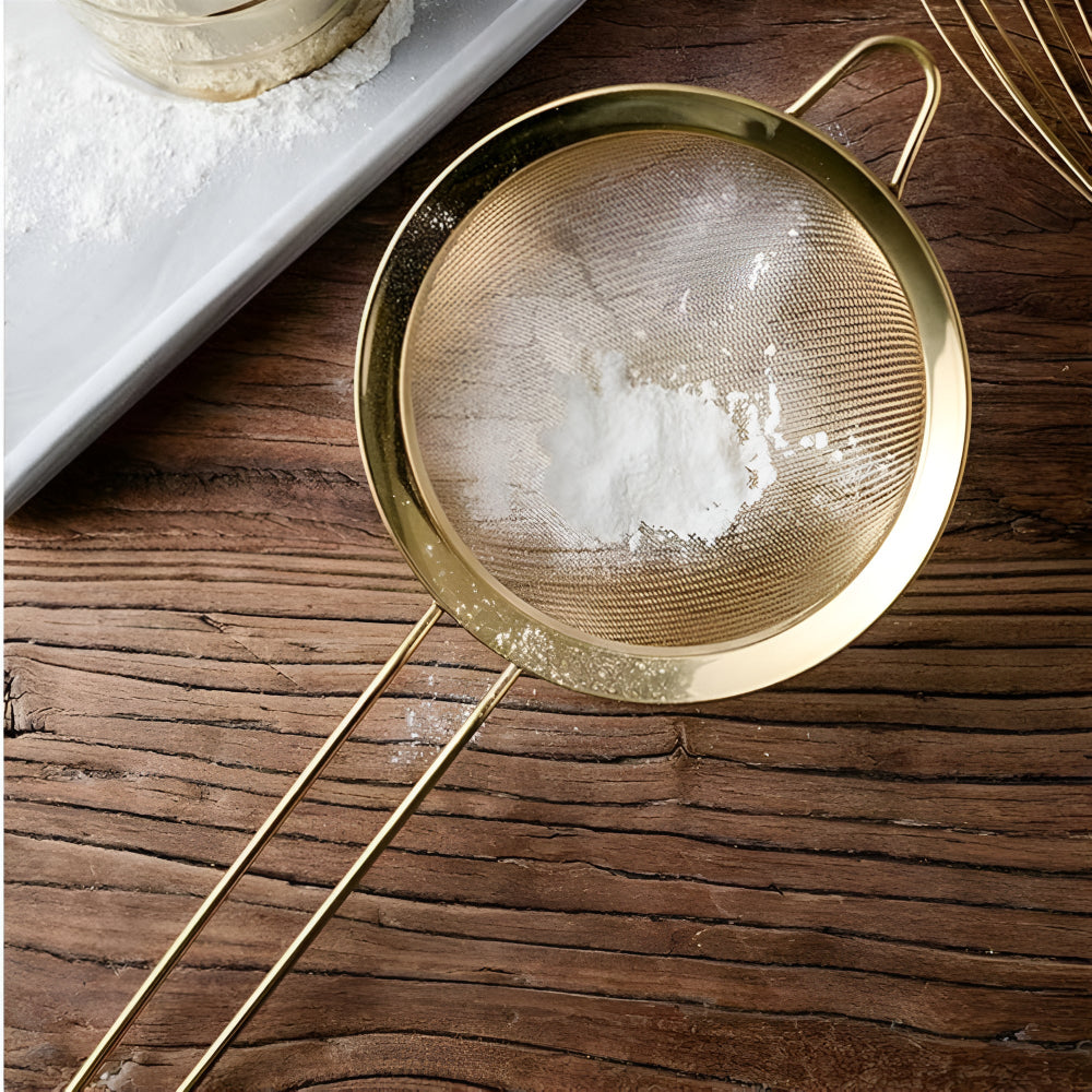 Sophisticated Stainless Steel Mesh Strainer Set