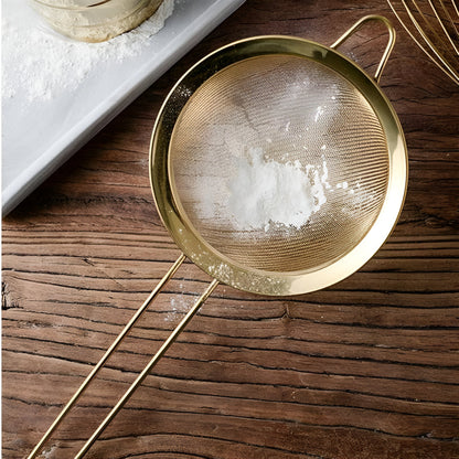 Sophisticated Stainless Steel Mesh Strainer Set