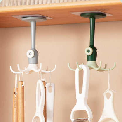 Versatile 360-Degree Rotating Organizer Hook