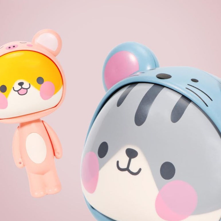 Adorable Cartoon Handheld Folding Fan