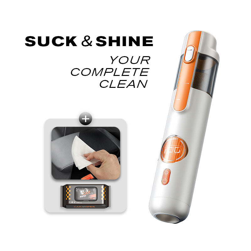 Handheld Vacuum Cleaner for Effortless Cleaning with 5 Versatile Attachments