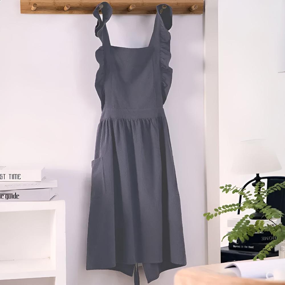 Charming Lace-Trimmed Apron for Every Occasion