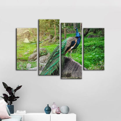 Serene Majesty Canvas Art Set - 4 Panels