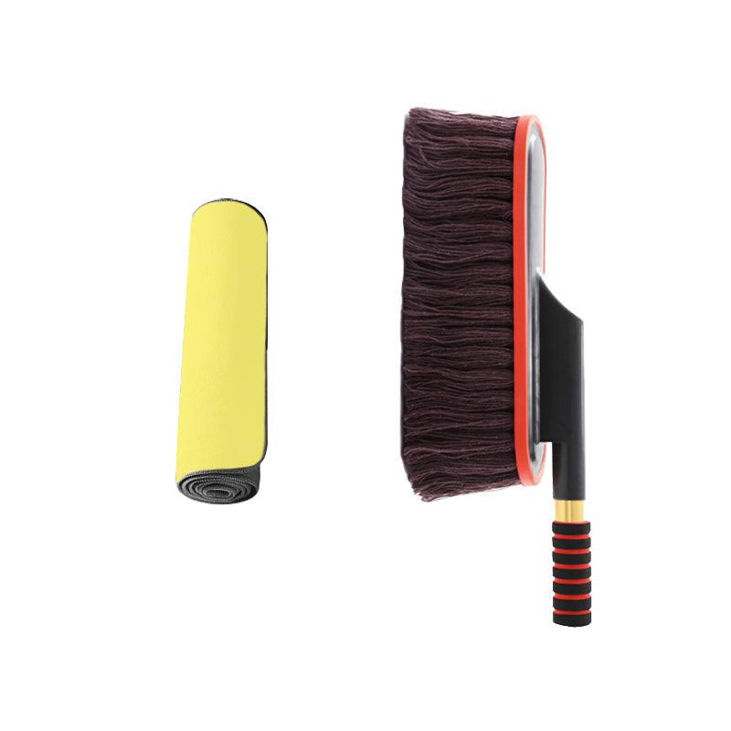 Telescopic Handle Car Duster - Efficient Cleaning - Space-Saving Design