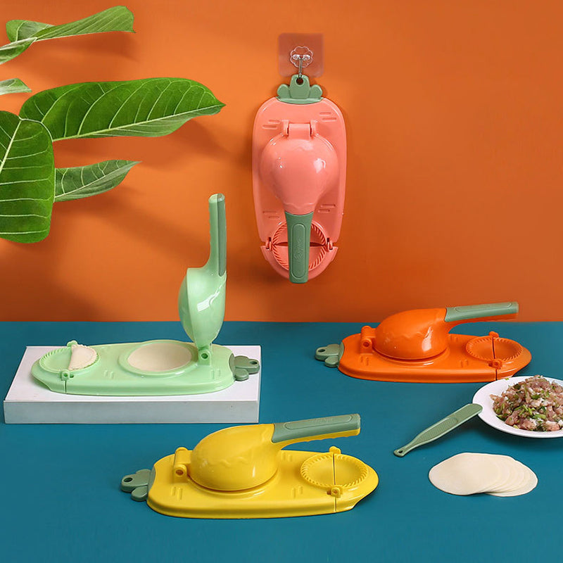 Dumpling Master: 2-in-1 Handy Mold and Press Tool