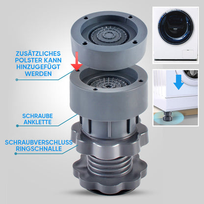 Set of 4 Adjustable Height Washing Machine Stands