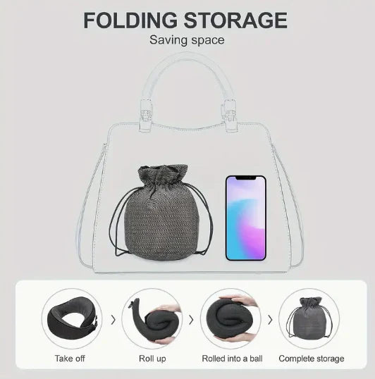 Travel Comfort Pillow for Ultimate Neck Support