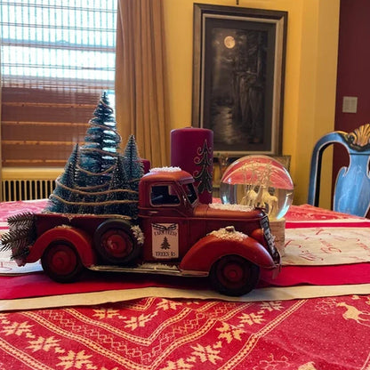 Charming Rustic Christmas Truck Decoration