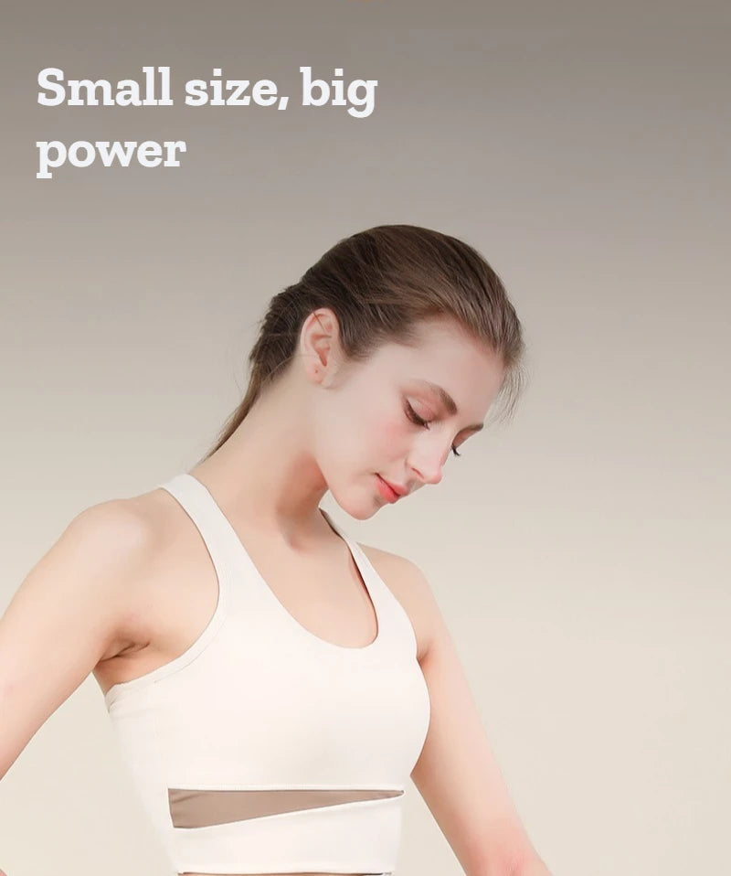 Portable Mini Vibration Massager Ring for Muscle Tension and Pain Relief