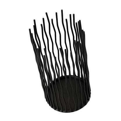 Elegant Black Iron Candle Stand for Any Occasion