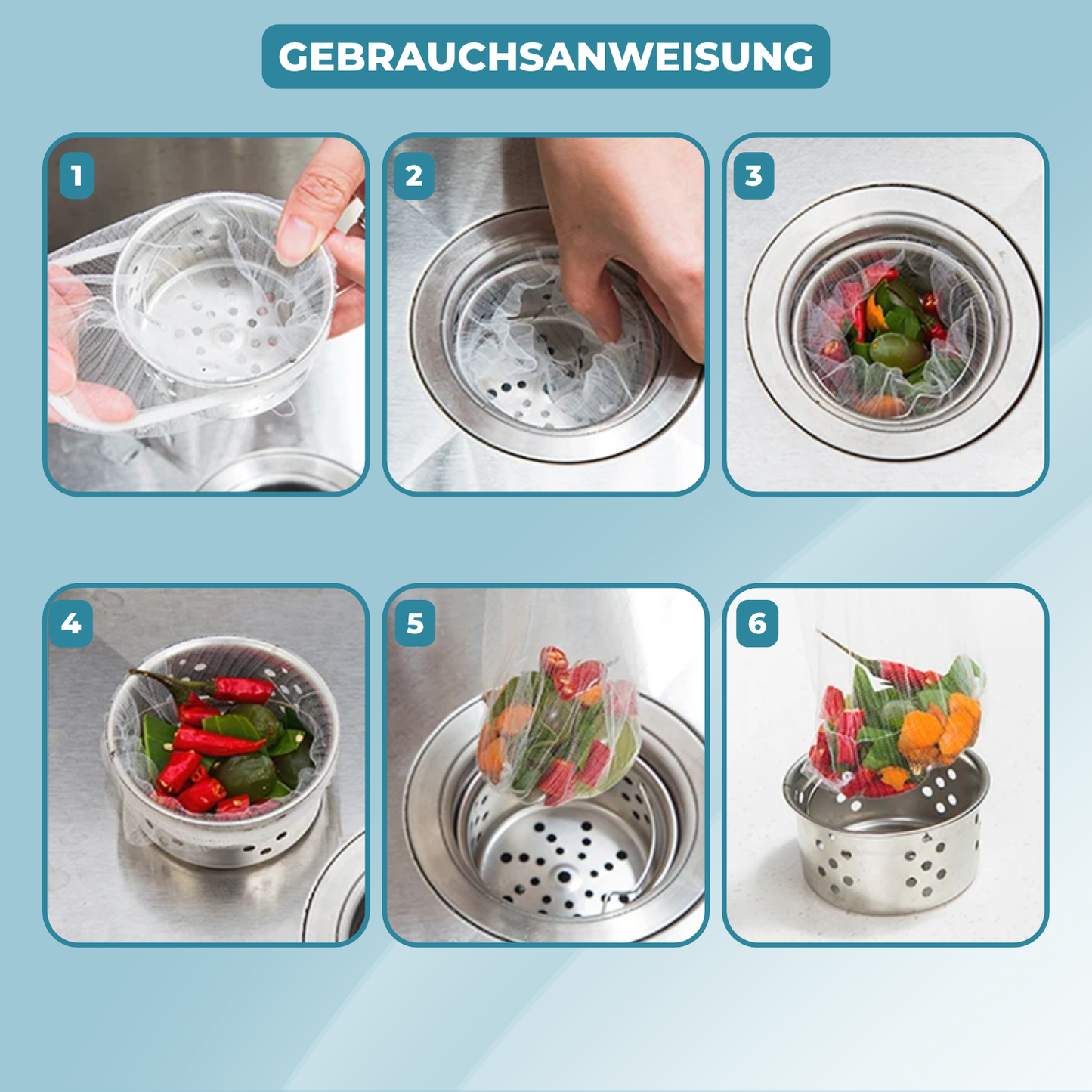 50+50 FREE | SinkSafe – The Easy Solution for Clean Drains