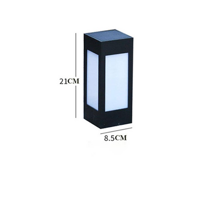 Square Solar LED Garden Lantern – Decorative Outdoor Lighting for Pathways and Patios