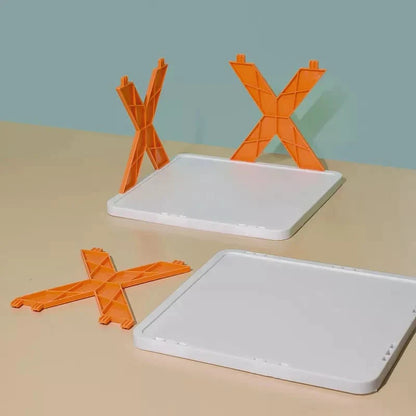 Versatile 6-Tier Shoe Organizer with Durable Plastic Design