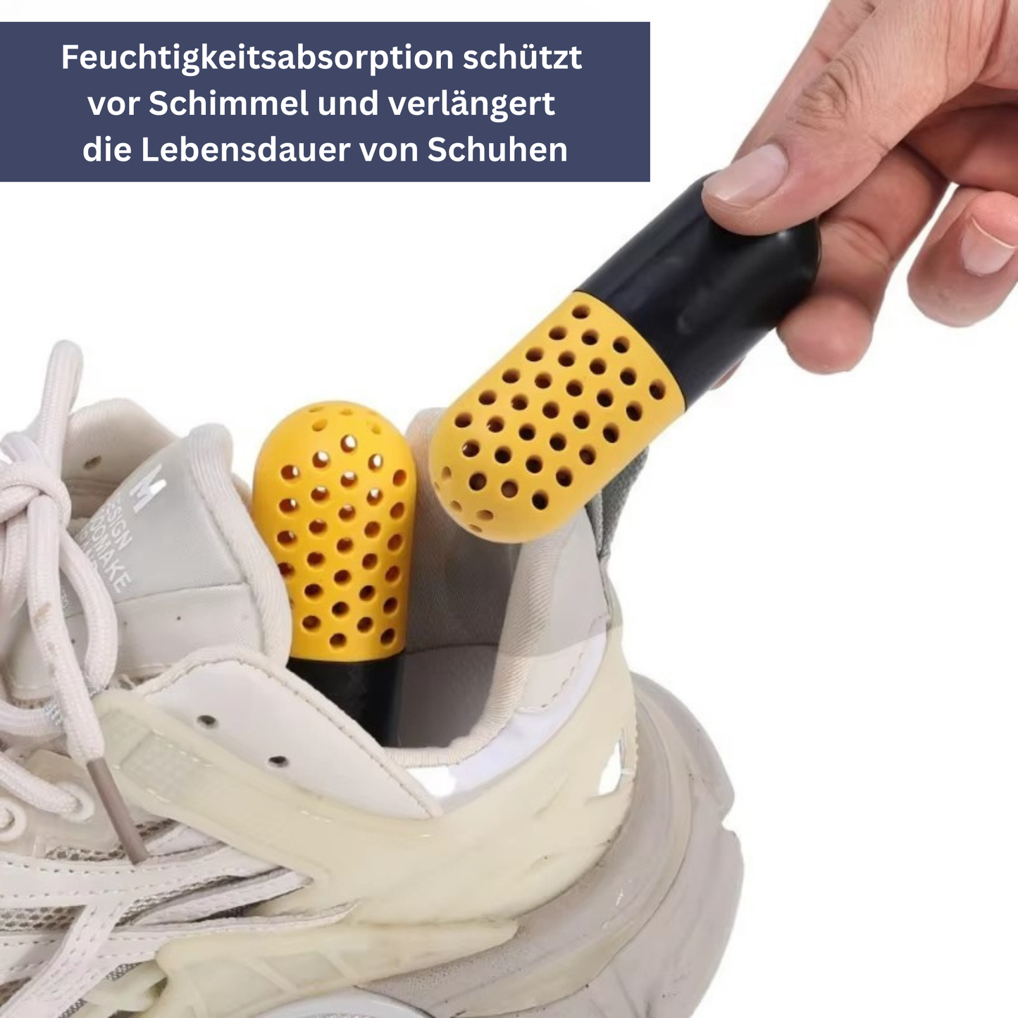 Odor-Free Capsule for Moisture Control in Footwear