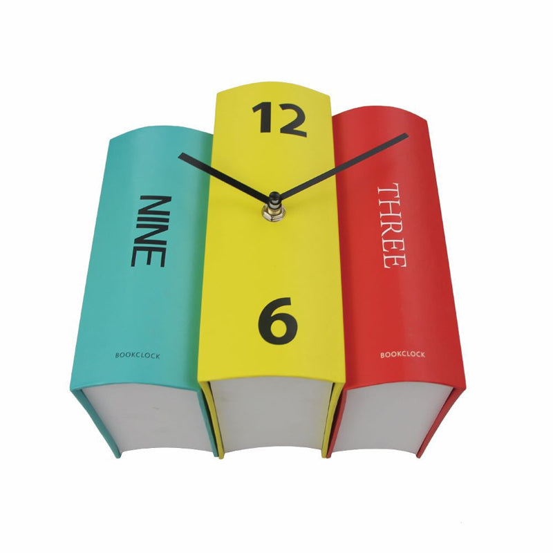 Clock with Book Design