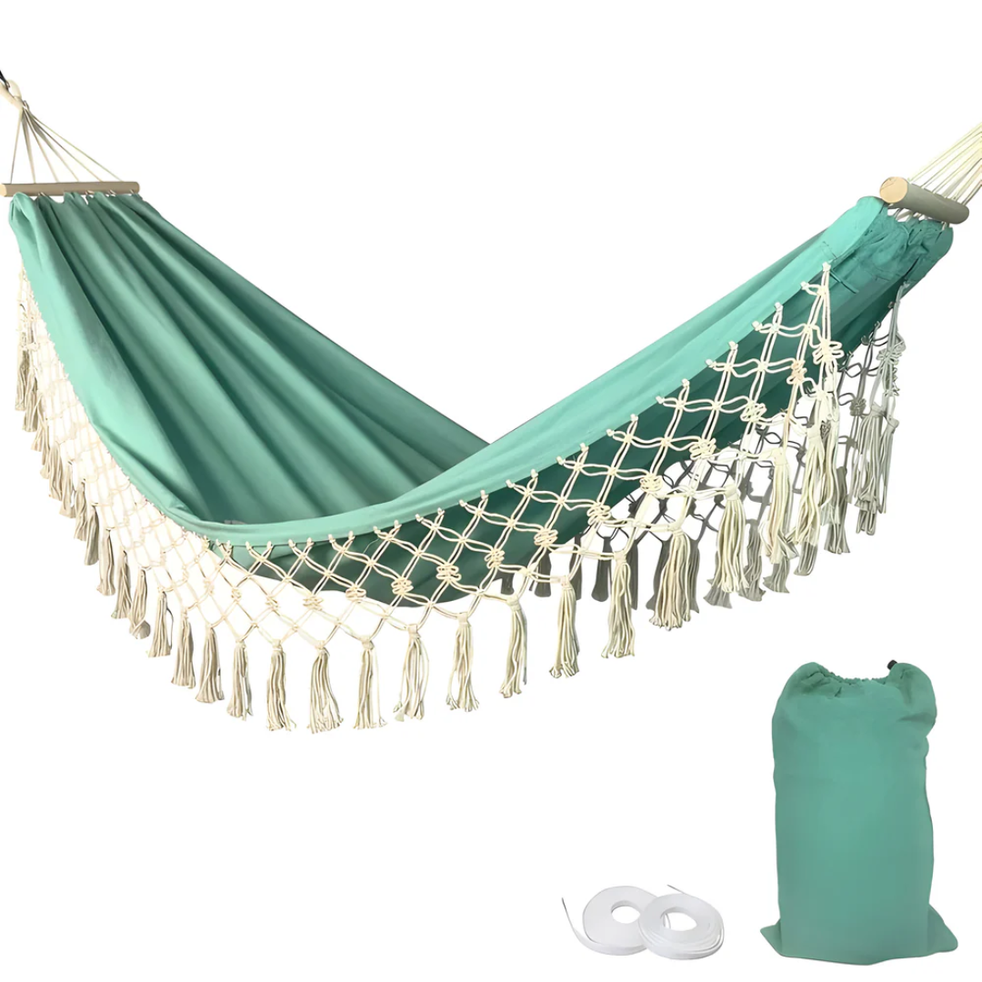 Comfortable Cotton Boho Hammock