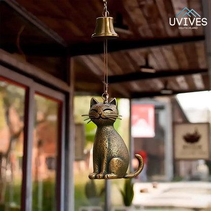Handcrafted Wind Chime for Cat Lovers