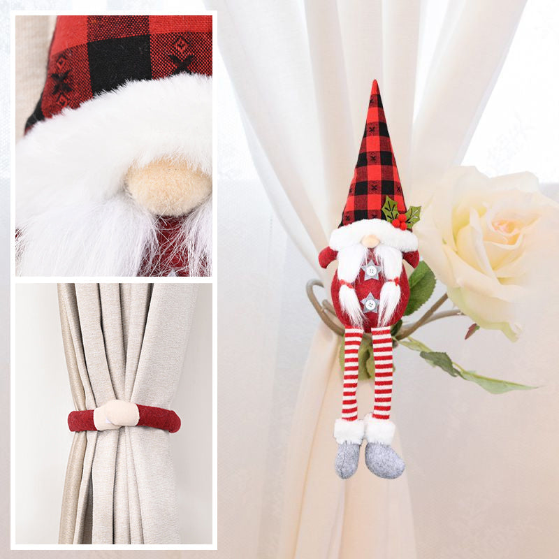 Festive Curtain Clips - Whimsical Holiday Decor