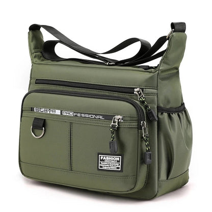 Stylish Multi-Pocket Messenger Bag for Men