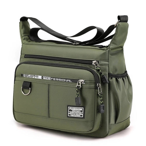 Stylish Multi-Pocket Messenger Bag for Men