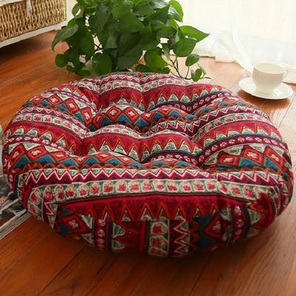 Chic Floral Floor Pillow for Stylish Comfort