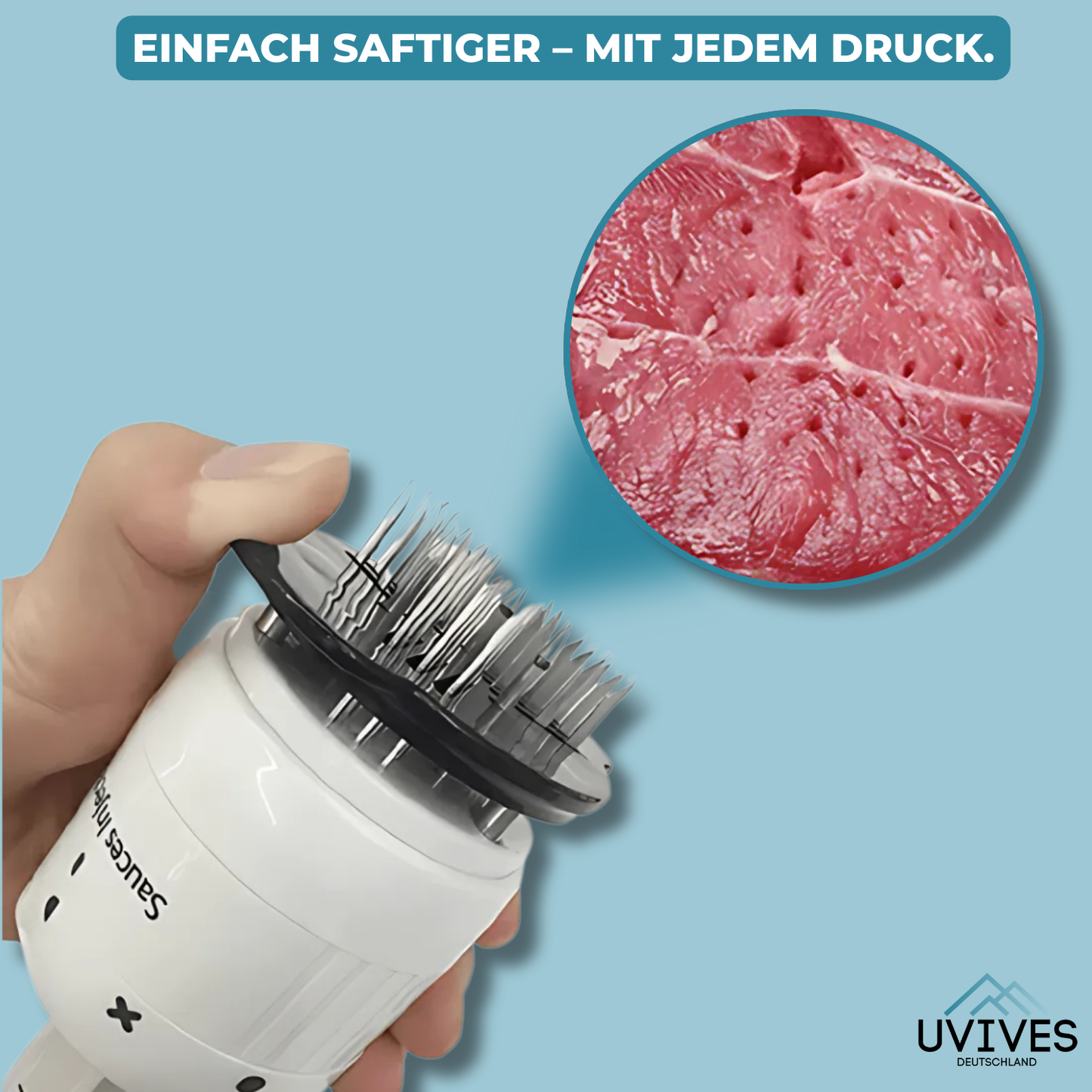 2-in-1 Sauce Injector and Tenderizer Tool