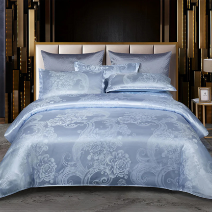 Luxury Satin Duvet Cover Set with Pillowcases – Soft and Breathable