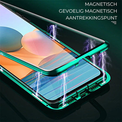 Dual-Sided Tempered Glass Phone Case for Samsung Devices