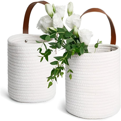 Eco-Friendly Hanging Baskets | Set of 2 for Versatile Use