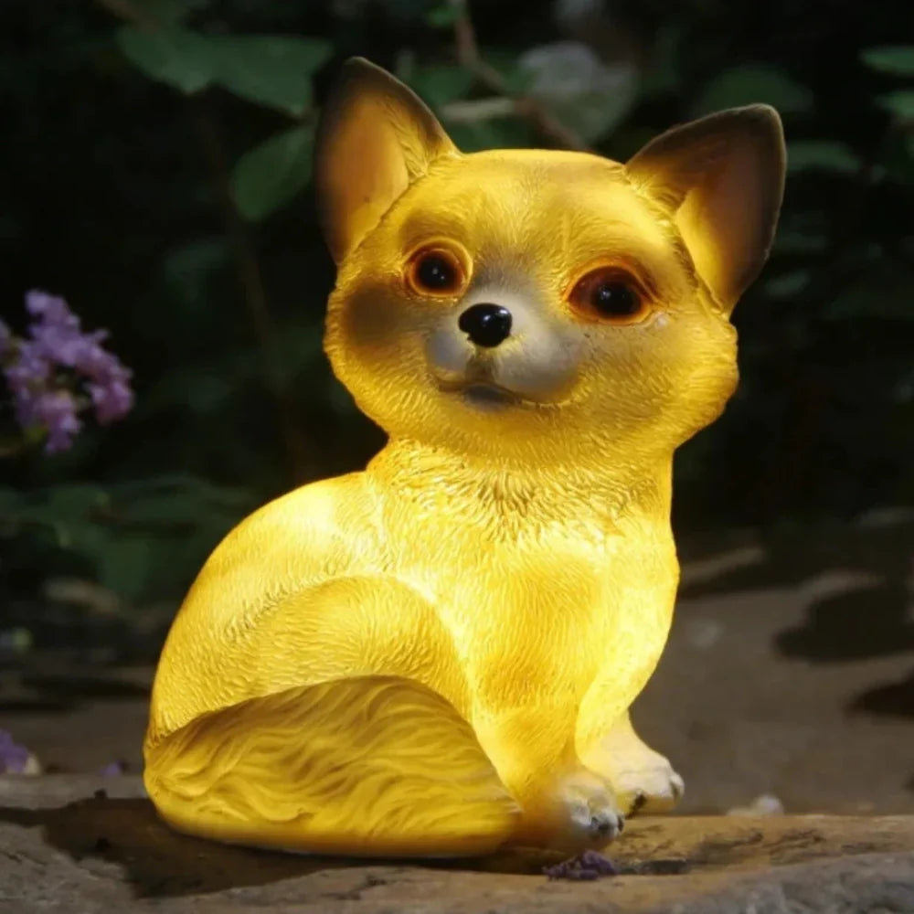 Solar-Powered Outdoor Lights for Animals