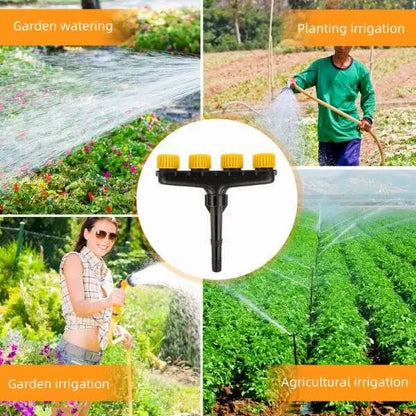 50% Discount | AquaQuad - High-Quality 4-Head Garden Spray Nozzle