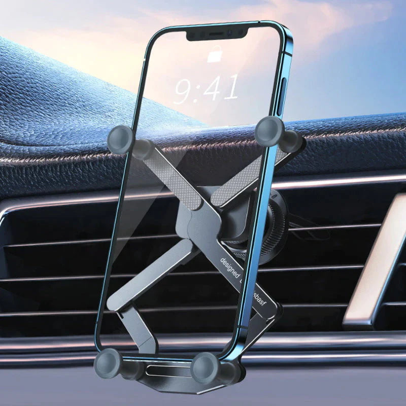 Sleek Car Phone Mount with 360-Degree Rotation