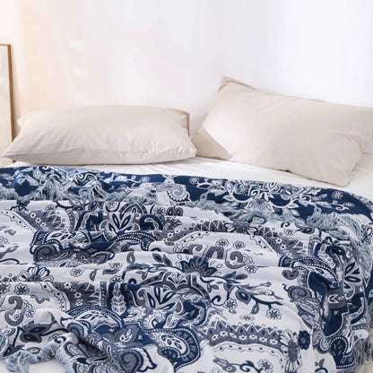Chic Cotton Tassel Throw for Elegant Living Spaces