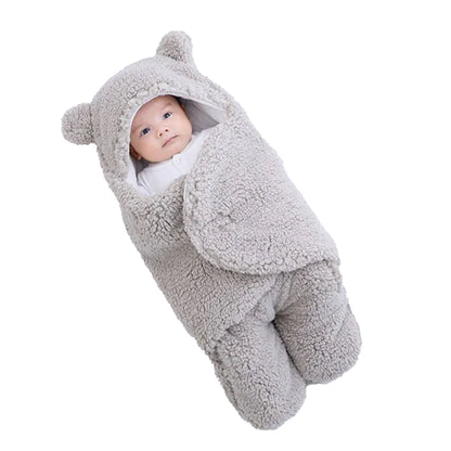 Cozy Bear Swaddle Blanket for Infants