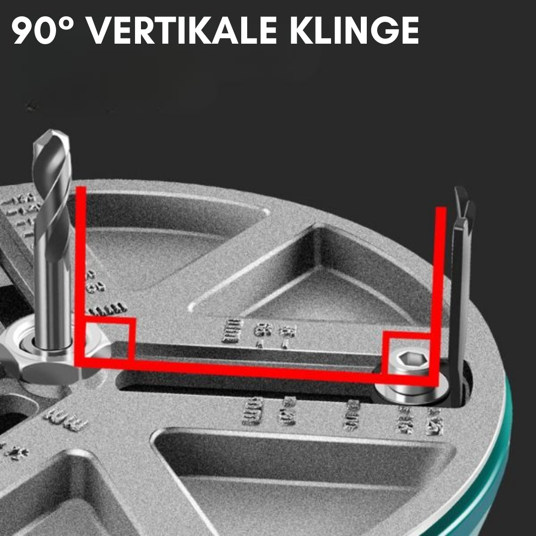 Adjustable Hole Cutter 10–14 cm | Precision Cuts Up to 35 mm | Compatible with Drills | Durable & Versatile