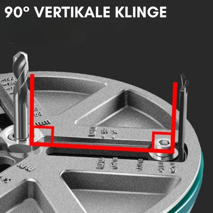 Adjustable Hole Cutter 10–14 cm | Precision Cuts Up to 35 mm | Compatible with Drills | Durable & Versatile