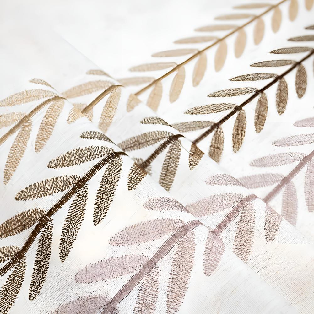 Charming Leaves Embroidered Dining Table Cover