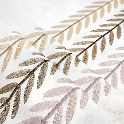 Charming Leaves Embroidered Dining Table Cover