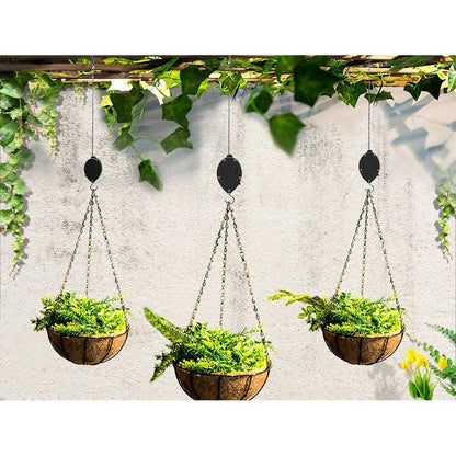 Adjustable Hanging Plant Hook with Pulley System