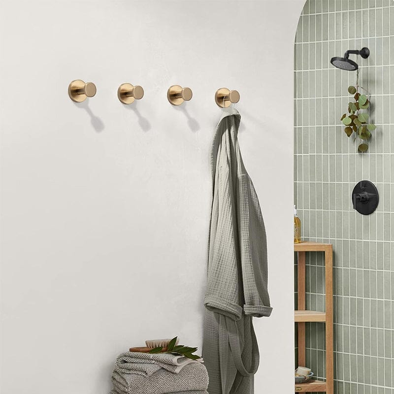 Utility Shower Hooks for Bathroom Towel Storage