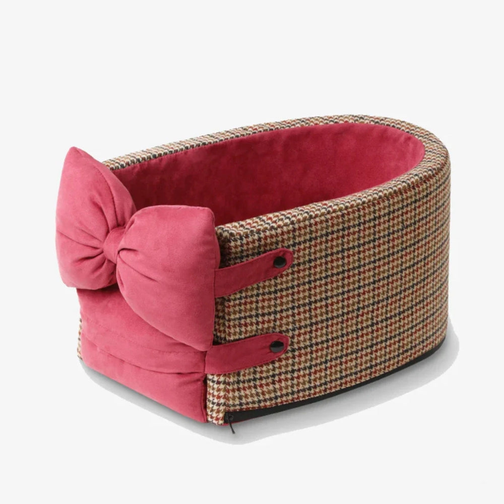 Chic & Cozy Pet Car Seat for Safe Travel