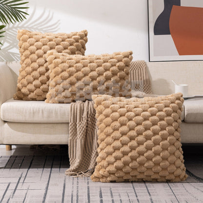 Velvet Plush Cushion Cover – Soft Cover for Sofa or Bed
