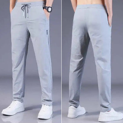 Breathable Leisure Pants Made from Ice Silk