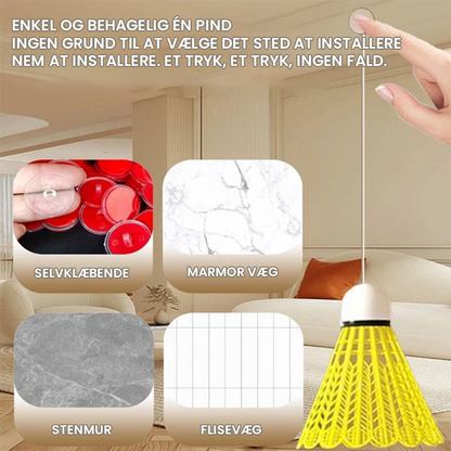 Rebound Badminton Trainer for Solo Practice