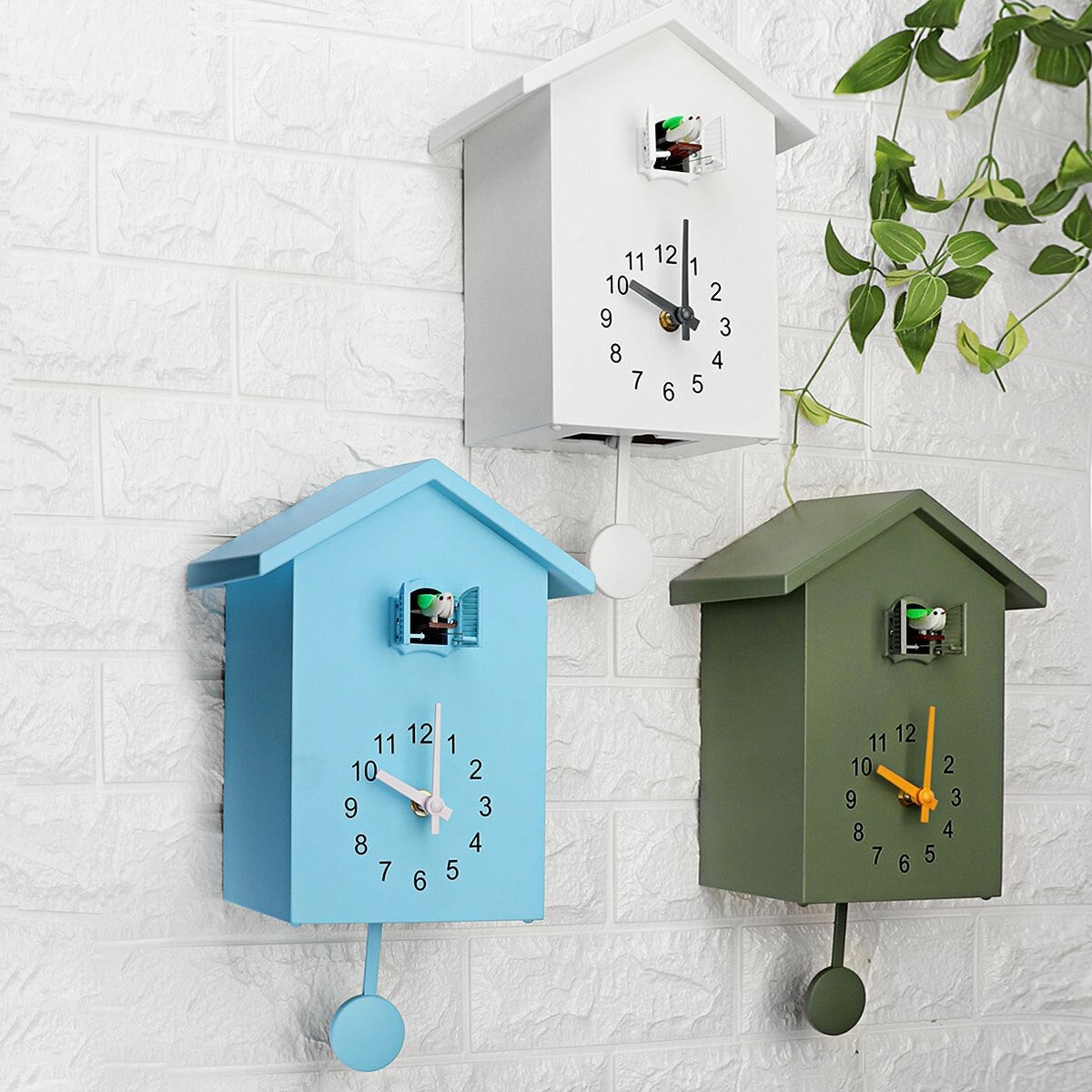 Traditional Wall Clock with Authentic Cuckoo Sound and Cheerful Ticks