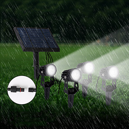 Adjustable 4-In-1 Solar Garden Spotlight, 100-200 Lumens