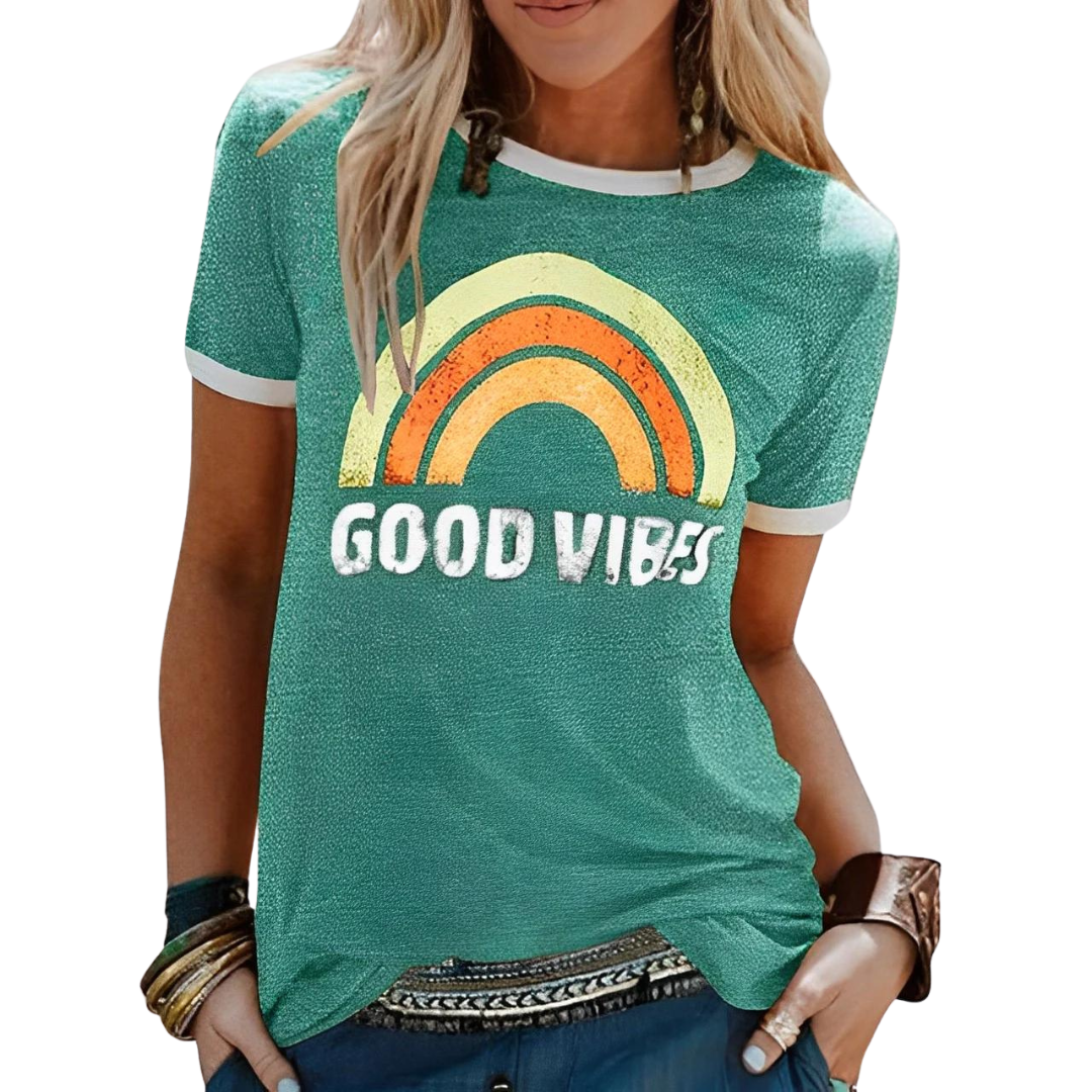 Joyful Energy Graphic Tee for Everyday Style