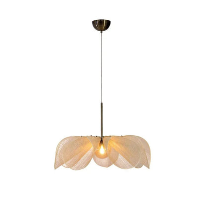 Retro Textile Ceiling Lamp – Vintage Fabric Pendant Light