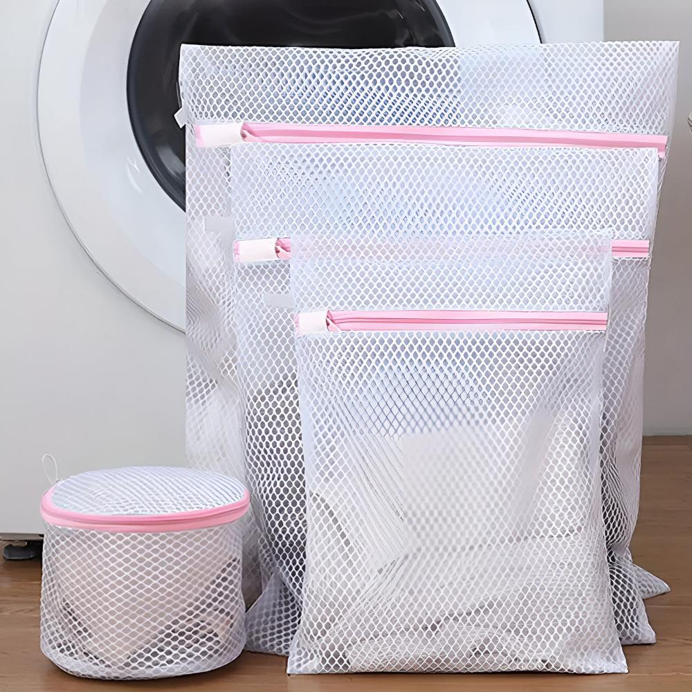 Smart Mesh Laundry Organizers for Effortless Washing