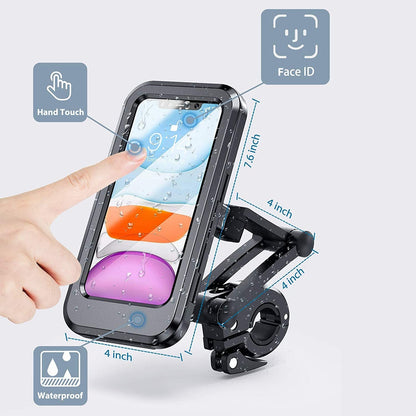 Water-Resistant Bike Phone Mount for Secure Riding